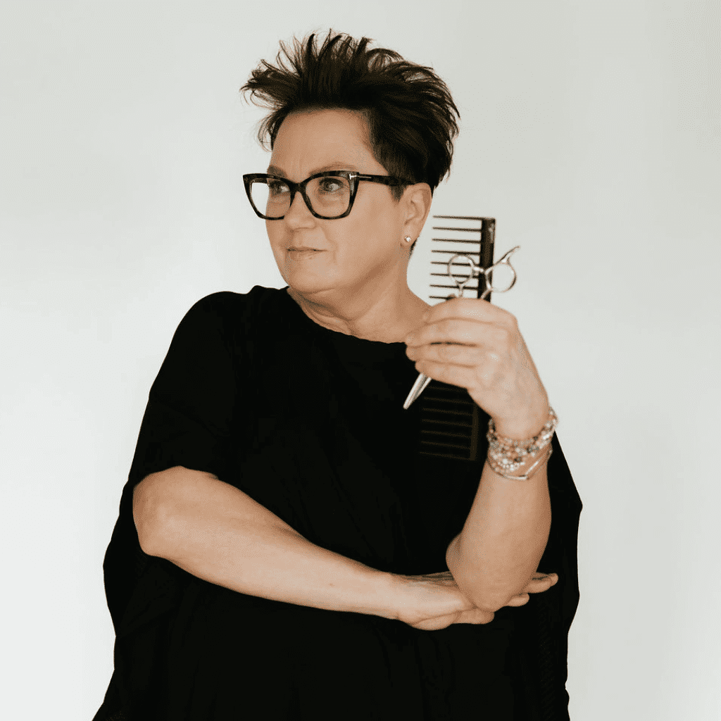 Portrait of Jennifer Richardson, a professional stylist at Ashlyn Jamyson Salon & Spa, showcasing their expertise and style.